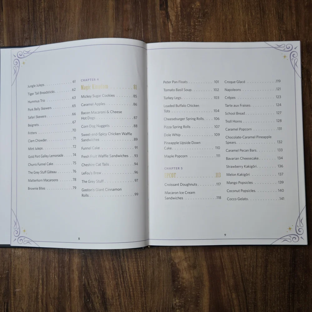 The Unofficial Disney Parks Cookbook - Blue and Gold